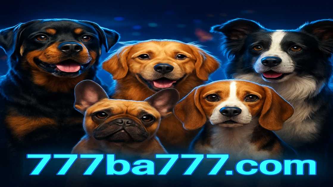 ba777 গেমিং প্ল্যাটফর্মে খেলার জন্য উপলব্ধ The Dog House Megaway গেমটির বন্ধুত্বপূর্ণ কুকুরদের দল; পাঁচটি ভিন্ন কুকুর প্রজাতি বড় জয়ের জন্য প্রস্তুত।