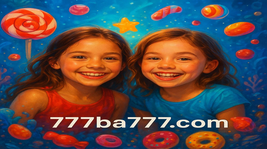 ba777 গেমিং প্ল্যাটফর্মে Sweet Bonanza-র মন্ত্রমুগ্ধ জগৎ অন্বেষণ করুন। দুটি হাসিখুশি মেয়ে সম্পূর্ণ ক্যান্ডি ও মিষ্টিতে গড়া এক কল্পলোকের মাঝখানে ঘিরে আছে।